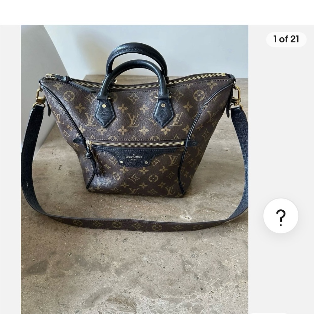 Authentic Louis Vuitton Tournelle Black Noir PM bag